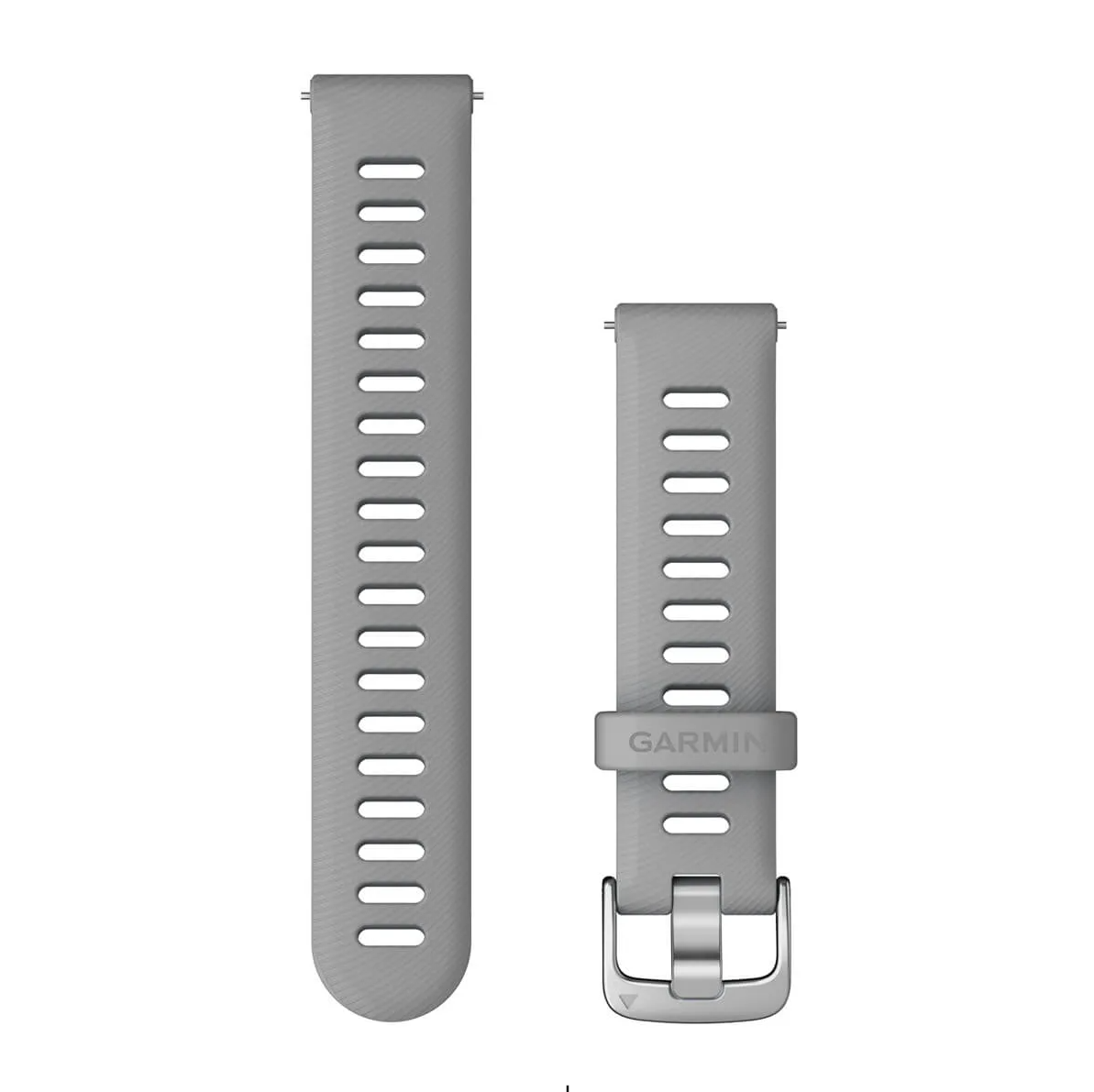 Quick Release Bands (18 mm), Powder grey, silver hardware