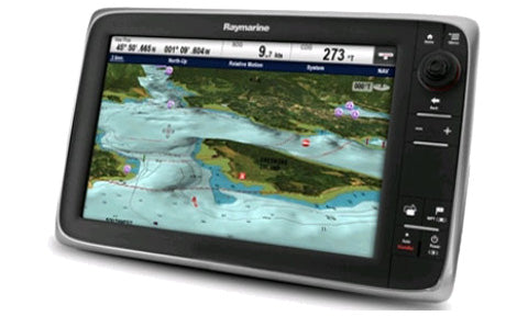 Raymarine c127 12 inch None-Touch Multifunction Display with Wi-Fi and Sonar and C-Map Essentials Europe Chart