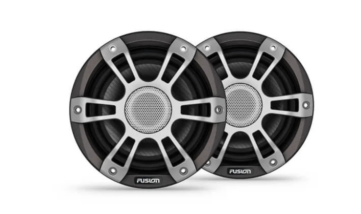 Fusion Signature Series 3i 6.5" 230-watt Coaxial Sports Grey Marine Speakers (Pair)