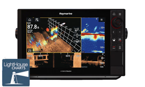 Raymarine Axiom Pro 12 RVX Multifunction Display with RealVision 3D and 1kW CHIRP Sonar, Two Region LightHouse Charts