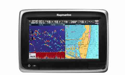 Raymarine a77 7 Inch MFD with Wi-Fi, Sonar and C-MAP EU Chart
