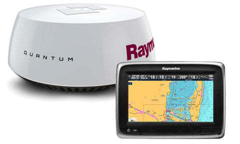 Raymarine a75 7-inch Wi-Fi MFD with Quantum Q24C Radar and Navionics EU Silver Chart