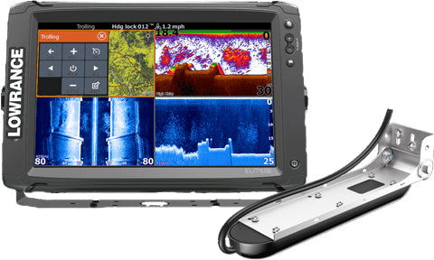 Lowrance Elite-12 Ti Fishfinder Chartplotter TotalScan Transducer C-Map N Europe