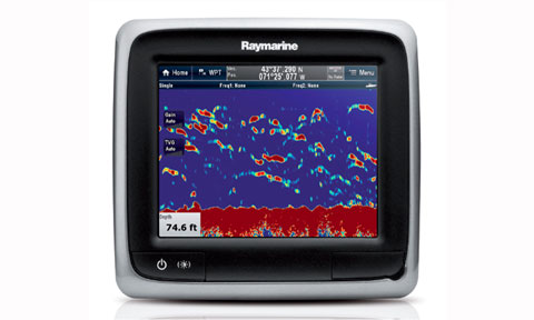 Raymarine a67 5.7 Inch Touchscreen MFD with WiFi, Sonar and Navionics ROW Silver Chart