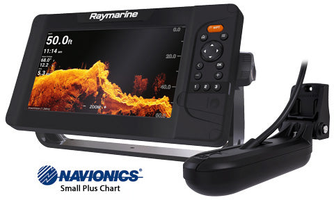 Raymarine Element 9 HV with HV-100 Transducer and Navionics Small Plus Chart