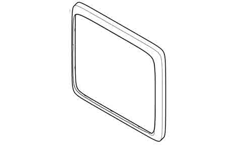 Raymarine a6 Front Bezel Gunmetal