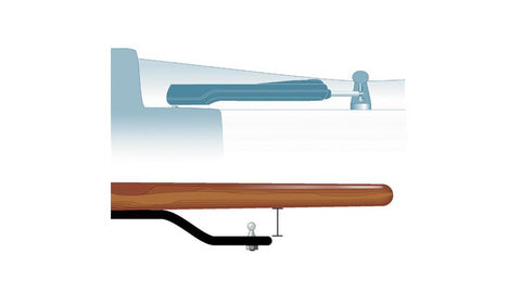 Simrad Tiller bracket 90 mm (3.6 in)