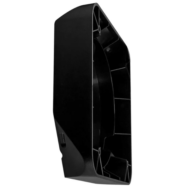 Fusion 010-12937-21 shallow mount speaker 3-surface corner spacer in black, black wedge with ribbed sides
