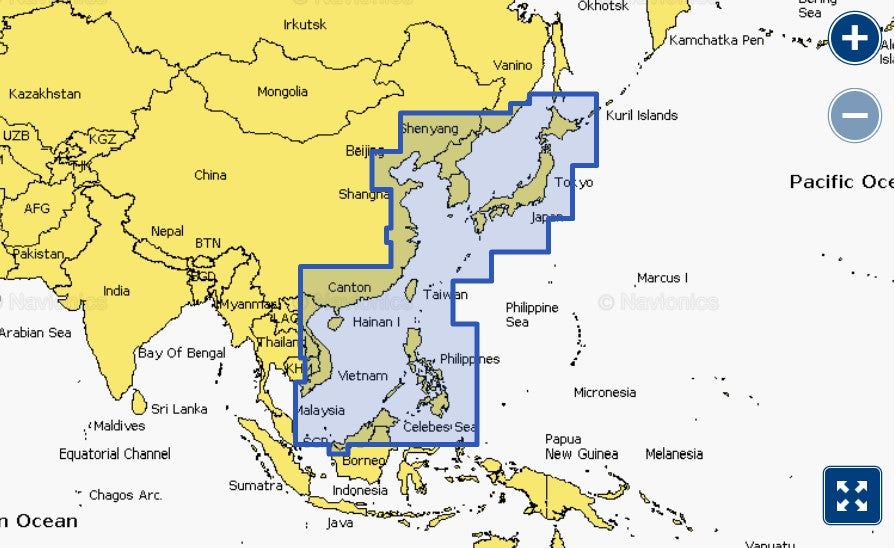 China Sea & Japan -NVAE011L