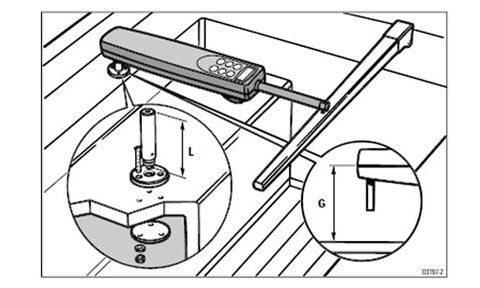 Raymarine Tiller Pilot Pedestal Assembly 76mm (3 inch)