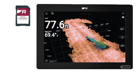 Raymarine Axiom+ 12 RV, 12 inch Multifunction Display with LightHouse download chart