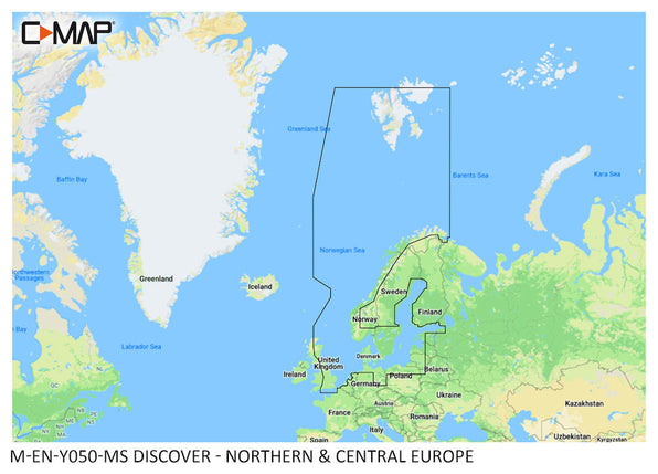 C Map Discover - Northern Central Europe