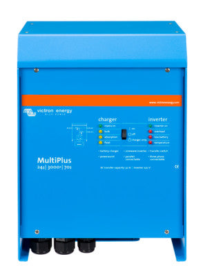 Victron Phoenix Sine wave multi plus. 24V 3000VA Inverter with 70 Amp Charger.