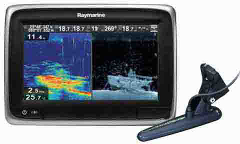 Raymarine a78 7 Inch MFD with Wi-Fi, CPT-100 and C-MAP EU Chart