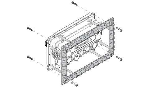 Raymarine eS9 Rear Mounting Bracket