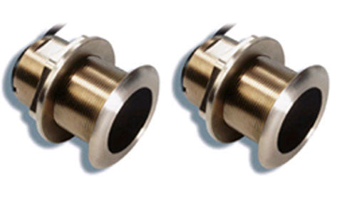 Raymarine B175M and B175H Through Hull CHIRP 12 Degree Tilt Transducers with Y cable