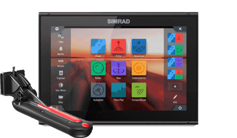 Simrad GO12 ROW 12 Inch Display TotalScan Transducer
