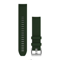 QuickFit® 22 Watch Straps (MARQ™), Pine green silicone strap