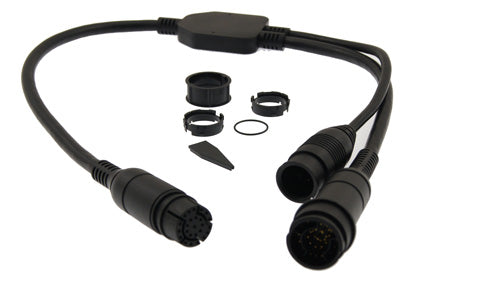 Raymarine Axiom RealVision Adaptor Y-Cable (25-pin to 25-pin and 8-pin)