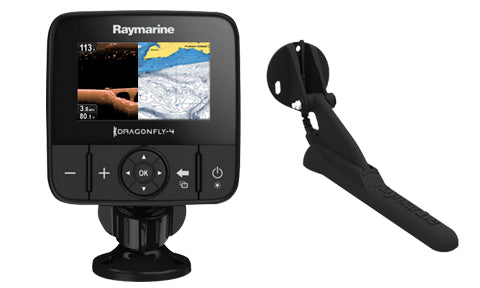 Raymarine Dragonfly 4 Pro CHIRP DownVision Fishfinder and GPS (C-MAP Essentials Rest of World)