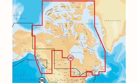 Navionics Plus SD Card Preloaded with 2XG Canada and SE Alaska