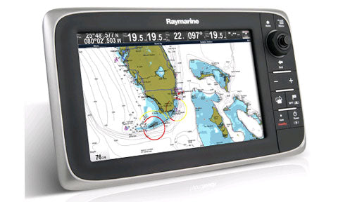 Raymarine c95 9 inch None-Touch Multifunction Display with Wi-Fi and Navionics Plus EU Silver Chart