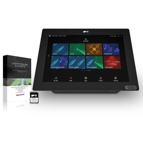 Raymarine Axiom+ 12, 12 inch Multifunction Display with Western Europe LightHouse chart