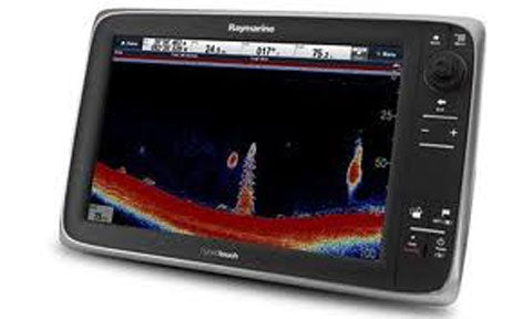 Raymarine e127 12 Inch HybridTouch MFD with Wi-Fi and Sonar and Navionics+ EU Silver chart card