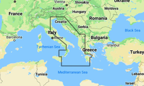 C-Map Local Chart Adriatic and Ionian Seas