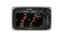 Raymarine e7 7 Inch HybridTouch MFD with Wi-Fi and Navionics+ ROW Silver chart card
