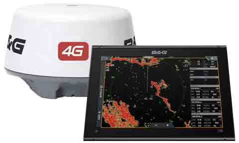 B&G Vulcan 12R 12-Inch Chartplotter Radar Sonar - Broadband 4G Radar