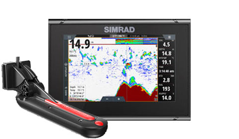 Simrad GO7 XSR ROW 7 Inch Chartplotter and Radar Display Total Scan