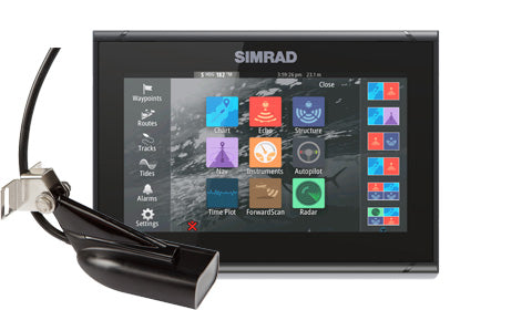 Simrad GO9 XSE MFD ROW 9 Inch HDI Transducer