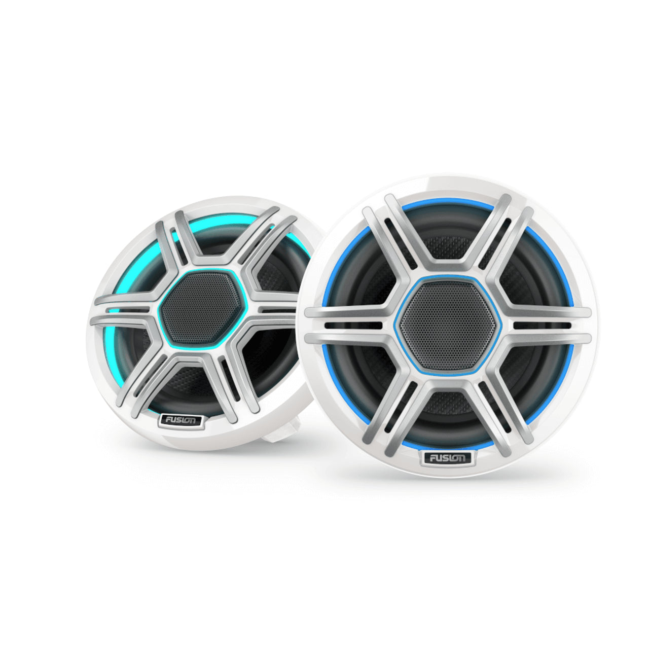 Fusion Apollo™ Speakers - 7.7" LED Marine Speakers with Sports White Grilles