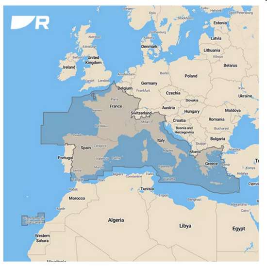 Raymarine LightHouse Charts Mediterranean microSD