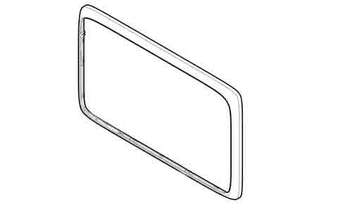 Raymarine a12 Front Bezel Gunmetal