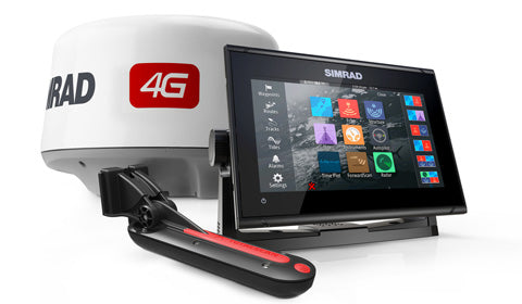 Simrad GO9, XSE TotalScan, 4G Bundle