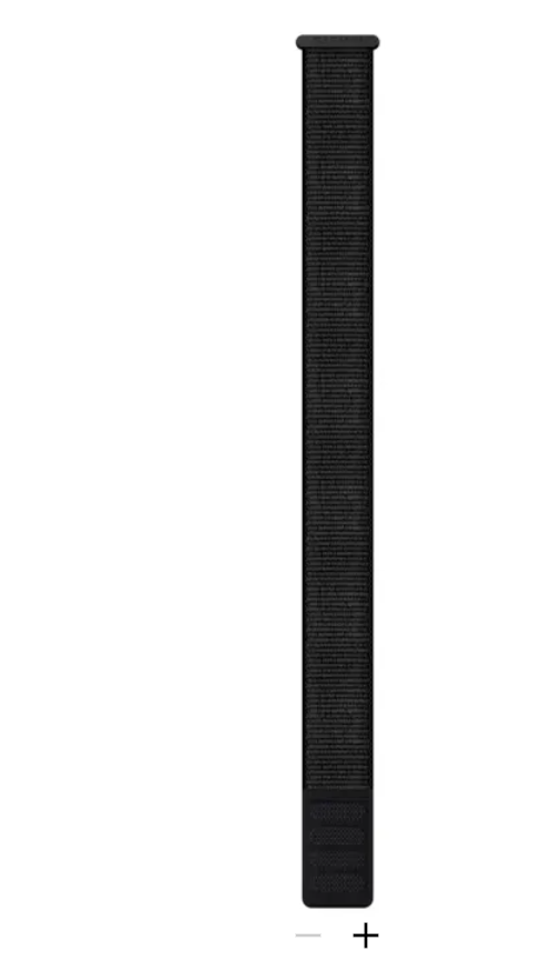 UltraFit Nylon Straps (22 mm), Black