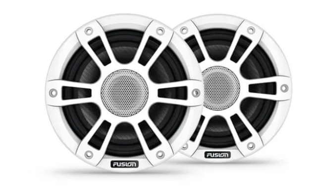 Fusion 6.5" 230-watt Coaxial Sports White Marine Speakers (Pair)