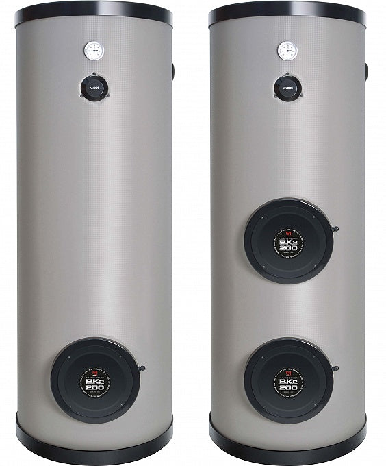Quick BK220020SD Water Heater with Heat Exchanger (200L, 2x2000W, 230V, Round)