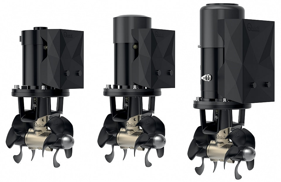 Quick BTQ185-65 Bow Thruster (65 kgf, 12V, Ø185mm, 3.3kW, Twin Counter-Rotating Props)
