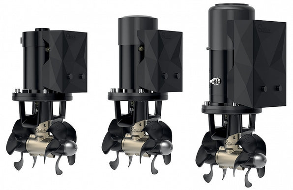Quick BTQ185-105 Bow Thruster (105 kgf, 12V, Ø185mm, 6.3kW, Twin Counter-Rotating Props)