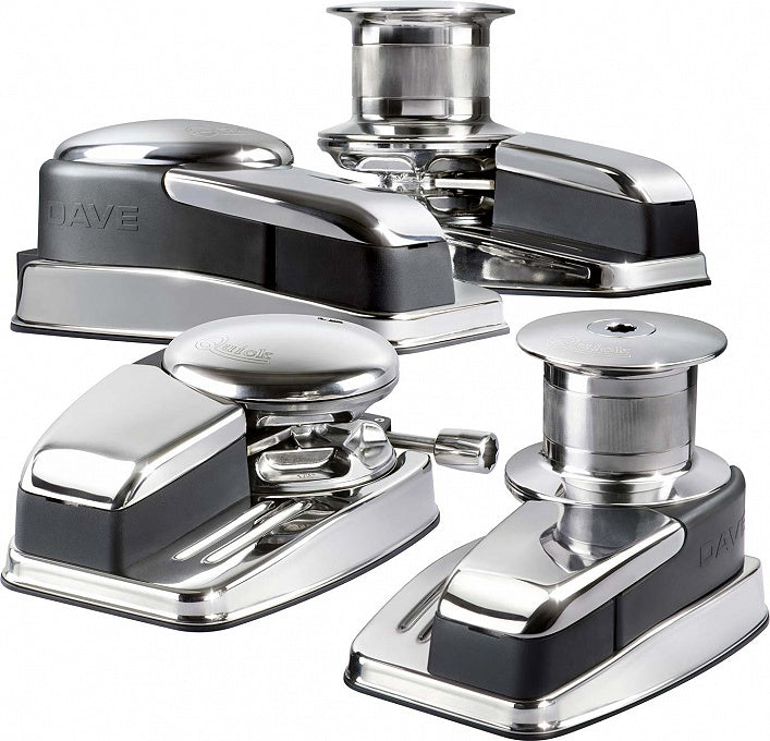 Quick Dave DV5 3000AC DX Vertical Windlass with Drum (3000W, 230/400V, 14mm, Ø170mm Drum, Right Chain Pipe)