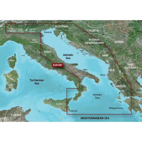 BlueChart® g3 HXEU014R - Italy, Adriatic Sea