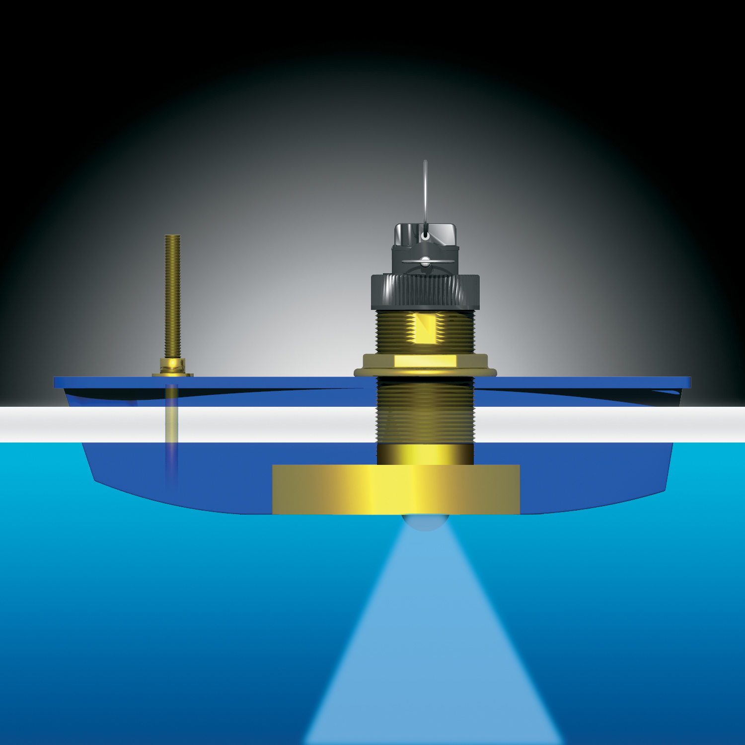 sailboat depth transducer